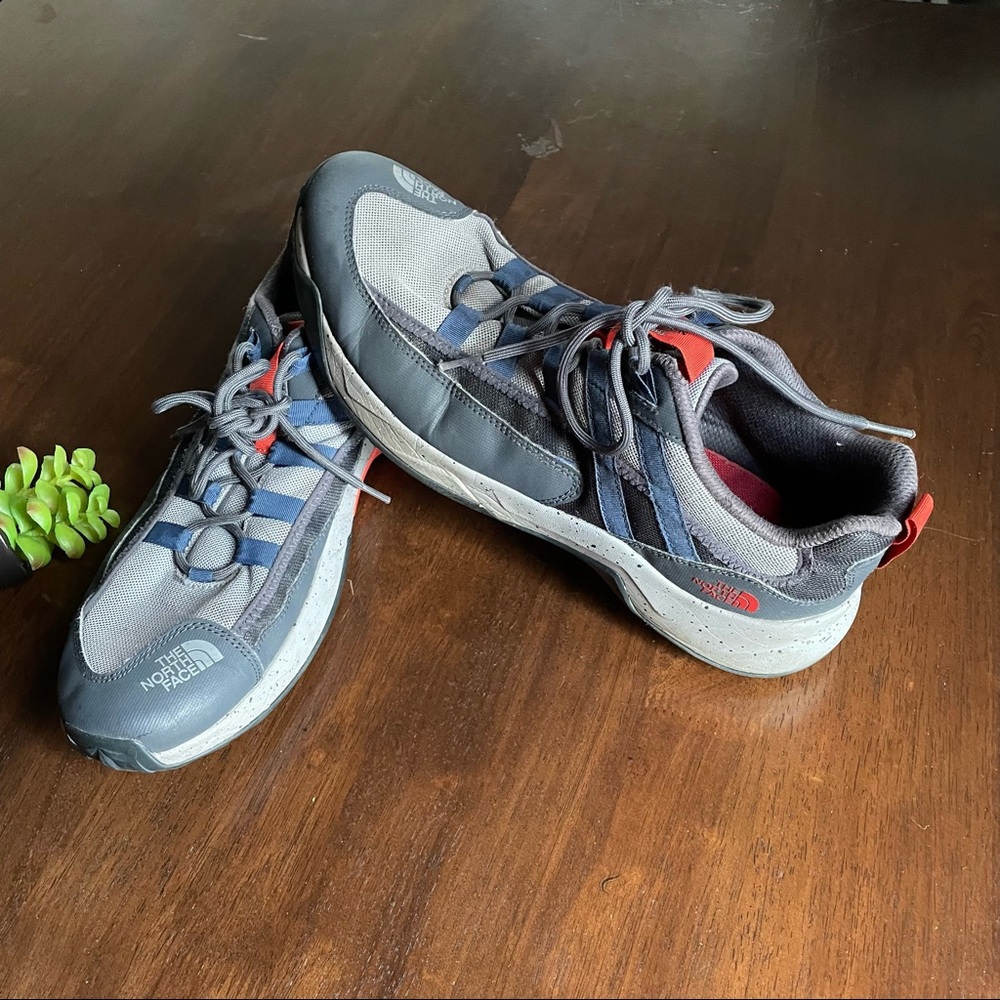 The North Face Grey & Blue Shoes Size 13